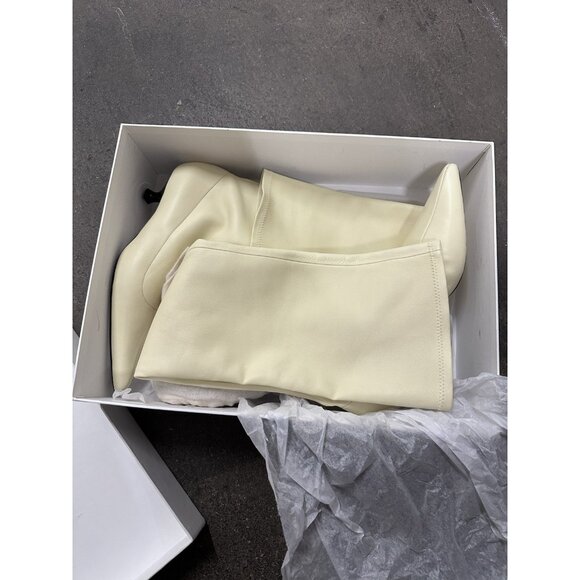 KHAITE Volos Over The Knee Boots Cream - Picture 7 of 10